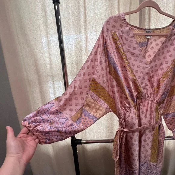 Arula Silk Patterned Dress - Picture 4 of 5